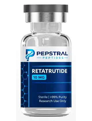Retatrutide 10 mg research peptide vial