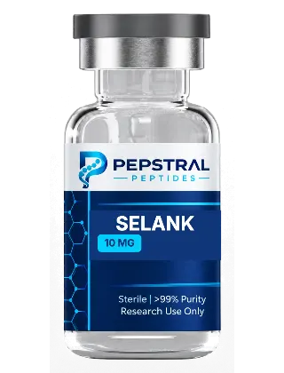 Selank 10 mg research peptide vial